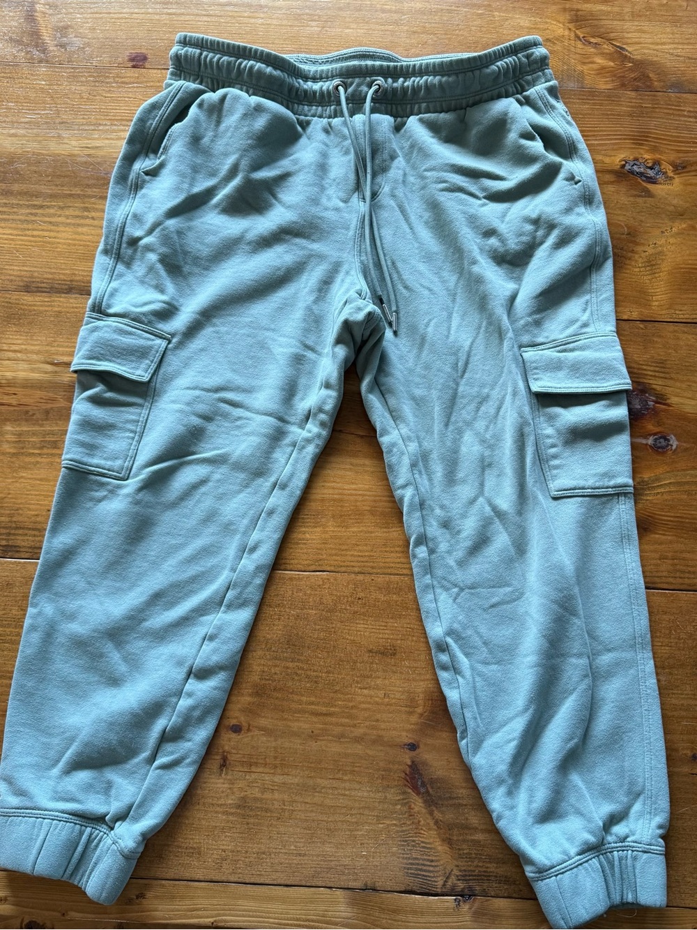 DKNY Sage Green Cargo Jogger Sweatpants